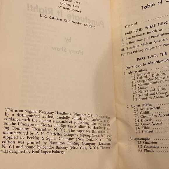 Punctuate It Right by Harry Shaw 1963 Paperback Book - Picture 3 of 11